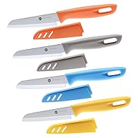 NTCZH Classic Paring Knives with Straight Edge, Spear Point Color