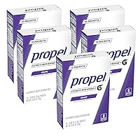 Propel Powder Packets Grape with Electrolytes Vitamins and No Sugar, 50 Count, 10 Count (Pack of 5)