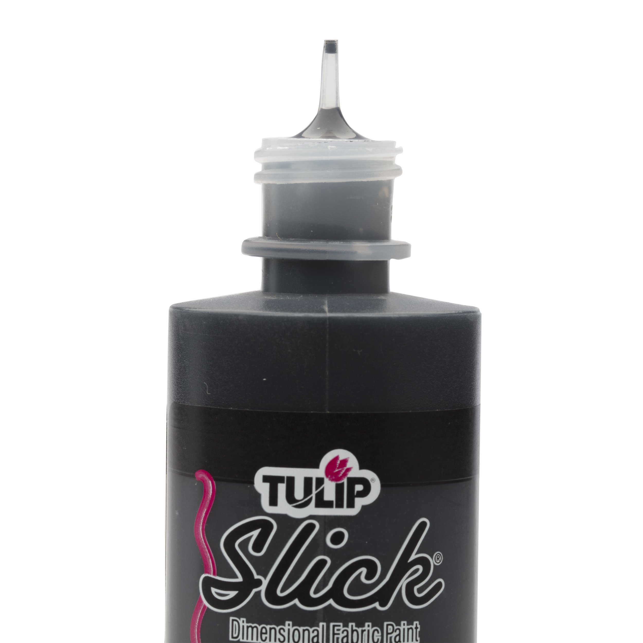 Tulip Dimensional Fabric Paint 4 oz Slick Black 3 Pack, 4 Fl Oz (Pack of 3), 3 Count