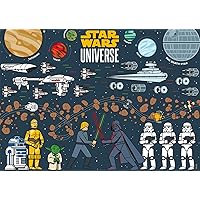Buffalo Games - Star Wars Universe - 100 Piece Jigsaw Puzzle for Families Challenging Puzzle Perfect for Family Time - 100 Piece Finished Size is 15.00 x 11.00