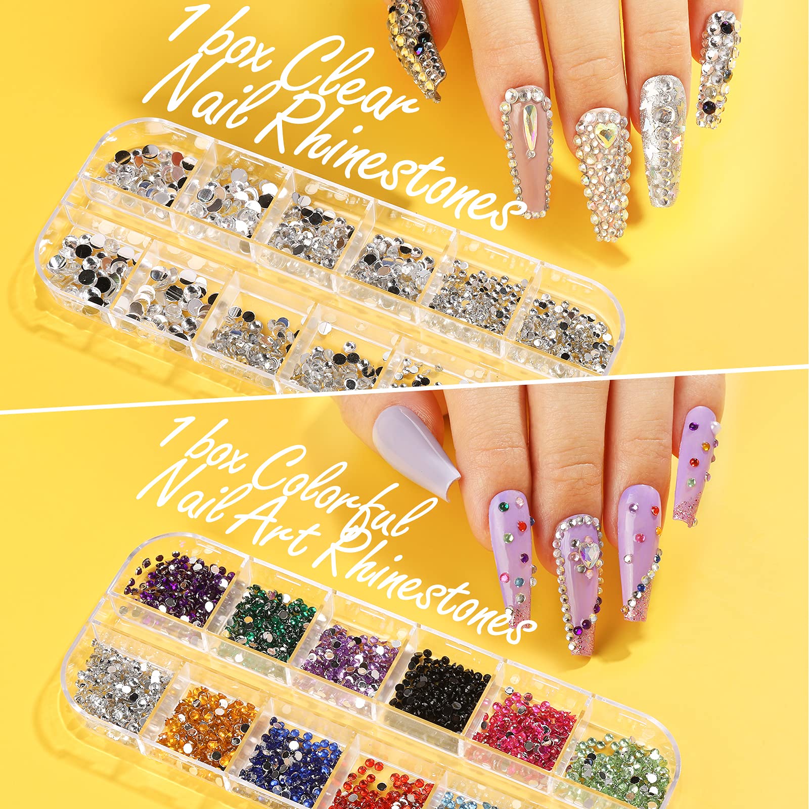 Oval Long Fake Nail Full Cover With Glue Detachable Heart Glitter Press On  Nails 24 Pcs Finger Nail Art Tips For Nail Salons And Women Diy Nail Art |  Don't Miss These