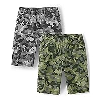 The Children's Place boys Bottoms Cargo Shorts 2 Pack