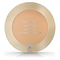 Mineral Sheers Powder Foundation, Tan 80, 0.34 Ounce