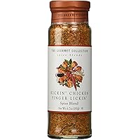 The Gourmet Collection Seasoning Blends Kickin' Chicken Finger Lickin' Spice Blend-Cooking Seasoning for Fried, Roasted, Broiled, Rotisserie Chicken.