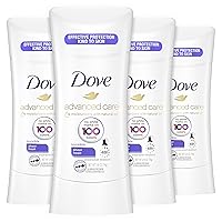 Dove Antiperspirant Deodorant Stick No White Marks on 100 Colors Sheer Fresh 48Hour Sweat and Odor Protecting Deodorant for Women oz 4 Count, 2.6 Ounce