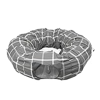 Kitty City Large Cat Tunnel Bed, Cat Bed, Pop Up Bed, Cat Toys, Gray