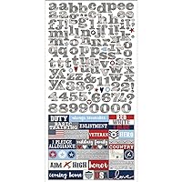 Simple Stories 2059 Expression Simple Sets Hero Cardstock Stickers, 6
