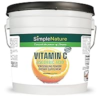 100% Pure Vitamin C Powder - 8 lbs - Food Grade Ascorbic Acid Supplement for Antioxidant, Immune Boost, Skin, Joints, & Overall Health