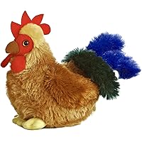 Aurora® Adorable Mini Flopsie™ Cocky™ Stuffed Animal - Playful Ease - Timeless Companions - Brown 6 Inches