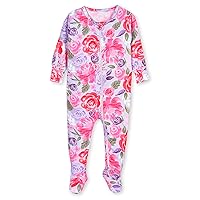 Gerber Unisex Baby Toddler Buttery-Soft Snug Fit Footed Pajamas with Viscose Made with Eucalyptus