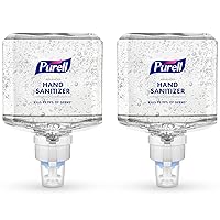 PURELL Advanced Hand Sanitizer Gel, Clean Scent, 1200 mL Refill for PURELL ES8 Automatic Hand Sanitizer Dispenser (Pack of 2) - 7763-02