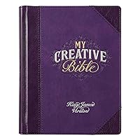 KJV Holy Bible, My Creative Bible, Faux Leather Hardcover w/Ribbon Markers, King James Version, Purple Two-tone KJV Holy Bible, My Creative Bible, Faux Leather Hardcover w/Ribbon Markers, King James Version, Purple Two-tone Leather Bound Hardcover