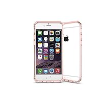 Transparent Crystal Clear TPU Acrylic Case for iPhone 6/6s, Anti Slip Grip Bumper Case Shock-Absorption Anti Scratch Skin Cover Drop-Protection Corner Protection Hard PC Back Protector for 6s