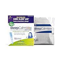 Boiron SleepCalm Kids Liquid Doses Sleep Aid for Deep, Relaxing, Restful Nighttime Sleep - Melatonin-Free and Non Habit-Forming - 15 Count (Pack of 1)