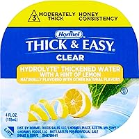 Hormel Thick & Easy® Hydrolyte Thickened Water Honey Consistency 4 ounce (Pack of 24)