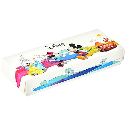 Disney Mickey Mouse Kids' Plastic Time Teacher Analog Quartz Nylon Strap Watch