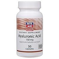 Hyaluronic Acid Supplements, 150 mg - 30 Veg Capsules - Skin Hydration - Joint Support for Men & Women - Joint Health Supplement - Skin Supplement - Dermal Repair Complex - Joint Supplement