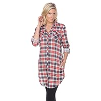 Women's ''Piper'' Button-Front Plaid Dress Shirt