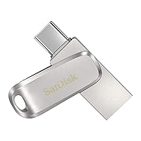 SanDisk 1TB Ultra Dual Drive Luxe USB Type-C - SDDDC4-1T00-G46, Silver