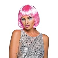 Ladies Fancy Dress 1980s Party Elegant Bob Cut Short Fake & Artificial Wig UK