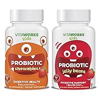 Kids Probiotic Chewables + Probiotic 1 Billion Jelly Beans Bundle
