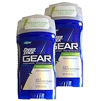 Menn Sp St Gear Frsh Deod Size 3z Mennen Mens Speed Stick Gear Fresh Force Deodorant,Pack of 2