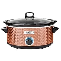 Brentwood Select Slow Cooker, 7 Quart, Copper