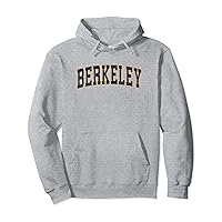 Berkeley California CA Vintage Athletic Sports Design Pullover Hoodie