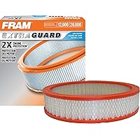 FRAM Extra Guard Round Plastisol Engine Air Filter Replacement, Easy Install w/Advanced Engine Protection and Optimal Performance, CA3523