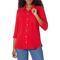 Tommy Hilfiger Tie Front Top Shirt Womens