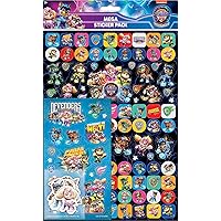 01.70.22.040 PAW Patrol The Mighty Movie Mega Pack | Three Types of Stickers (Around 150 Total) | Reusable on Non-Porous Surfaces, 29.7cm x 21cm