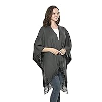 Cape Cardigan Sweater for Women Poncho Cape Black Green Red