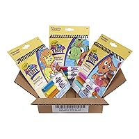Crayola Color & Erase Coloring Book Set - Safari, Jungle, Pets (3 Pack), Toddler Coloring Activity, for Toddlers & Kids, Toys