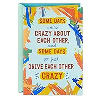 Hallmark Funny Love Card, Crazy (Romantic Anniversary Card, Birthday Card, Sweetest Day Card)