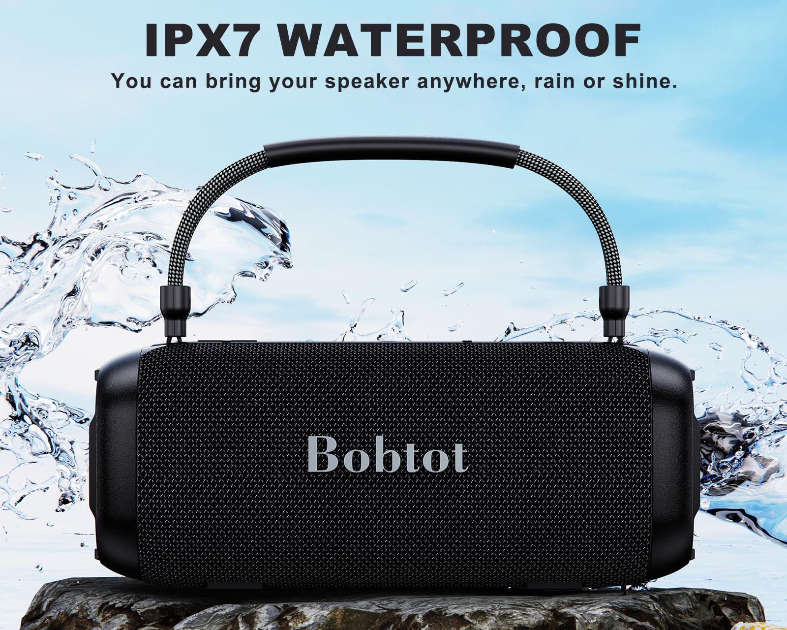 5.1 Home Theater System Bluetooth Speaker Portable Waterproof Louder Speaker with a Wireless Microphone for TV Home Audio System