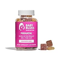 Baby Blues Prenatal Gummies: Complete Multivitamin with DHA + EPA Omega 3s