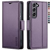 Samsung Galaxy S21 5G Case,Samsung Galaxy S21 5G Wallet Case with Card Holder RFID Blocking Kickstand Magnetic,Leather Flip Case for Samsung Galaxy S21 5G 6.2 Inch (Fashion Purple)