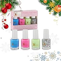 Karma Kids Nail Polish Box Set No. 1 Natural Safe Nail Polish for Little Girls - Non-Toxic, Vegan, and Cruelty Free – Quick Dry Kids Friendly