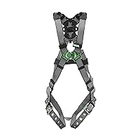 MSA V-FIT Standard Safety Harness D-Ring Connect: Back, Full Body Harness