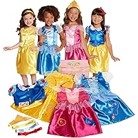 Princess Dress Up Trunk Deluxe 21 Piece Officially Licensed [Amazon Exclusive]