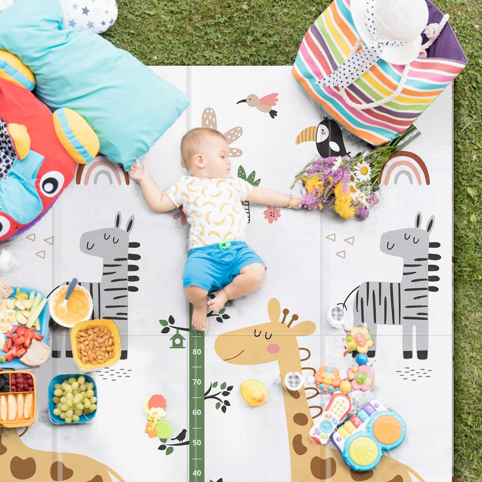 XL Baby Play Mat for Floor, PIGLOG 79
