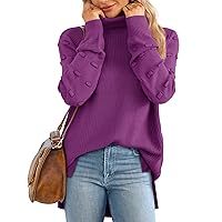 XIEERDUO Sweaters for Women Long Sleeve Chunky Knit Pullover Crewneck Sweatshirts