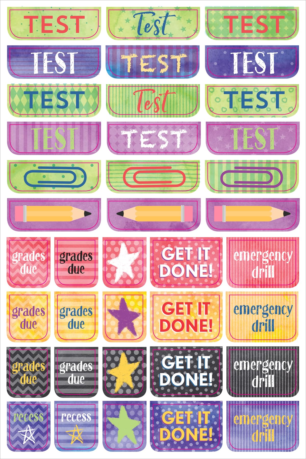 Essentials Teacher Planner Stickers (Set of 400 Stickers)
