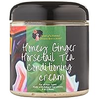 Secrets of a Natural Hair Care - Honey Ginger Horsetail Tea Conditioning Cream