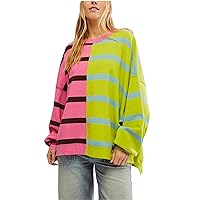 Free People Women's Uptown Stripe Pullover