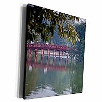 3dRose Huc Bridge over Haan Kiem Lake, Hanoi, Vietnam -... - Museum Grade Canvas Wrap (cw_133187_1)
