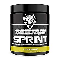 Sprint - Pre Workout Powder for Instant Energy Boost for Cardio and Focus - No Jitters, High Energy Conditioning Formula - All Natural, Keto, Vegan (Lemonade, Full Bottle)