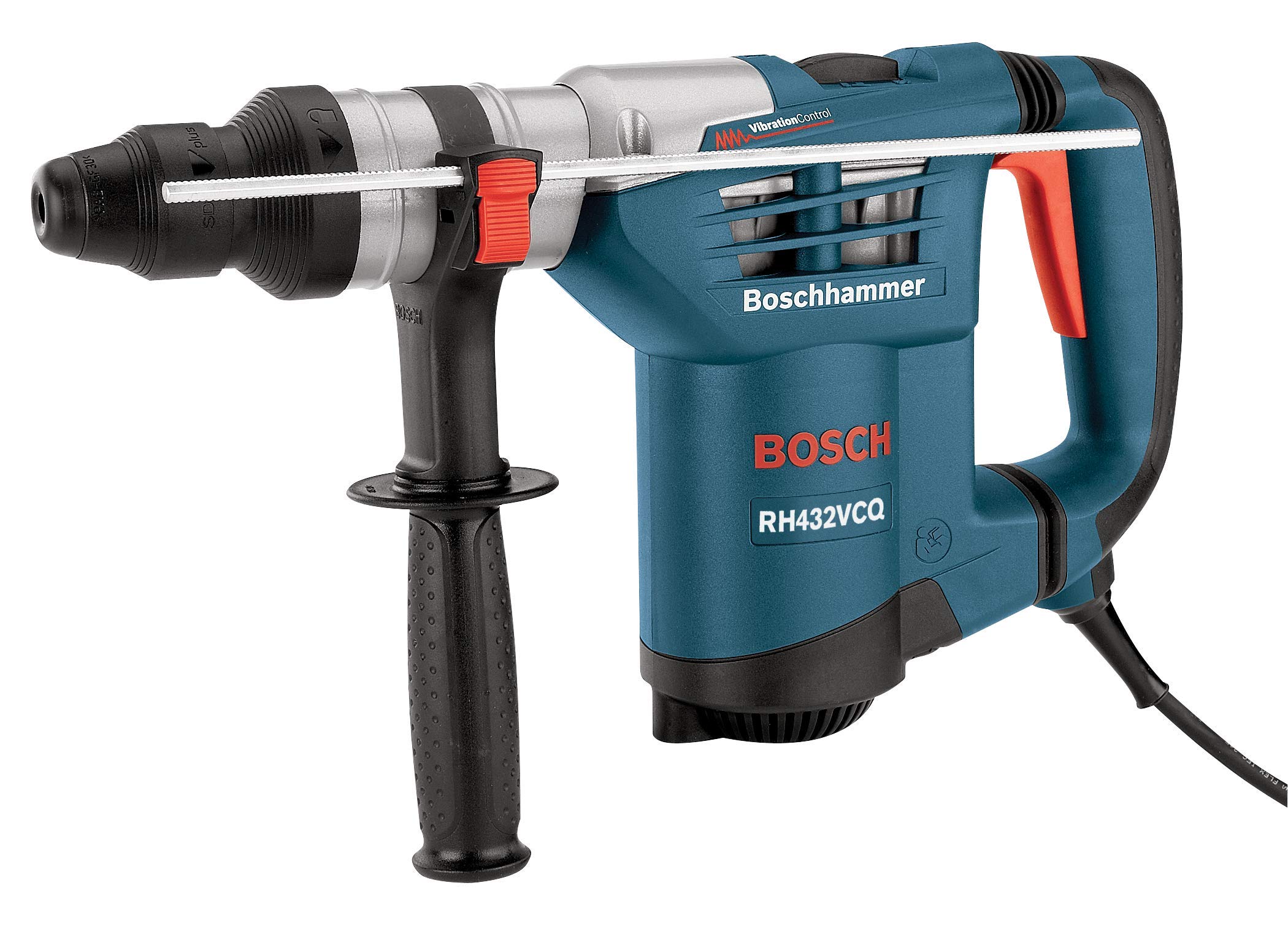 BOSCH RH432VCQ 1-1/4-Inch SDS-Plus Rotary Hammer Kit , Blue (Renewed)