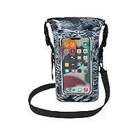 geckobrands Waterproof Phone Tote Dry Bag Waterproof Case, Artic geckoflage - Works with Samsung Galaxy, iPhone, Google