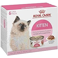 Feline Health Nutrition Kitten Thin Slices in Gravy Canned Cat Food, 3 oz can (6-pack)